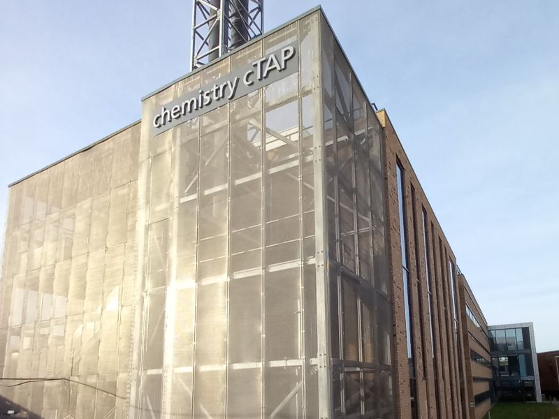 Flue stack and plant screening facades