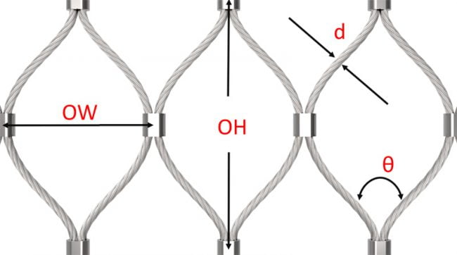 Rope Diamond Patterns Archives - Locker Architectural Mesh