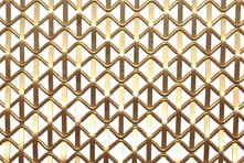 Brass wire mesh for bar grilles