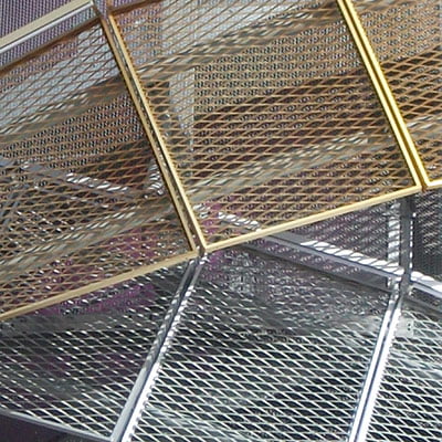 Copper Wire Mesh Screen System - Woven, Expanded