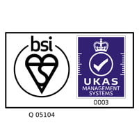 UKAS Mark of Trust - ISO 9001