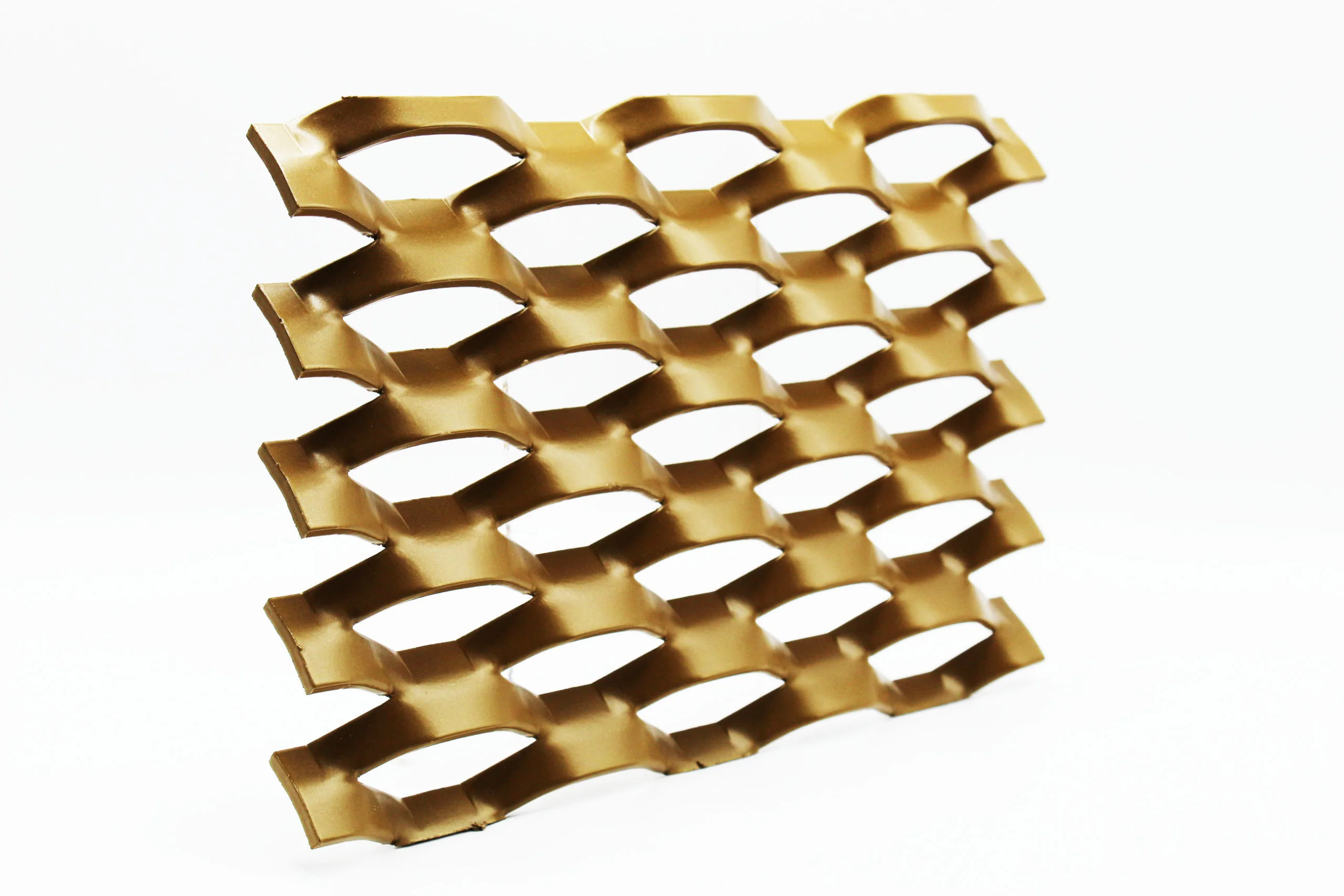 Mancunia gold expanded architectural mesh