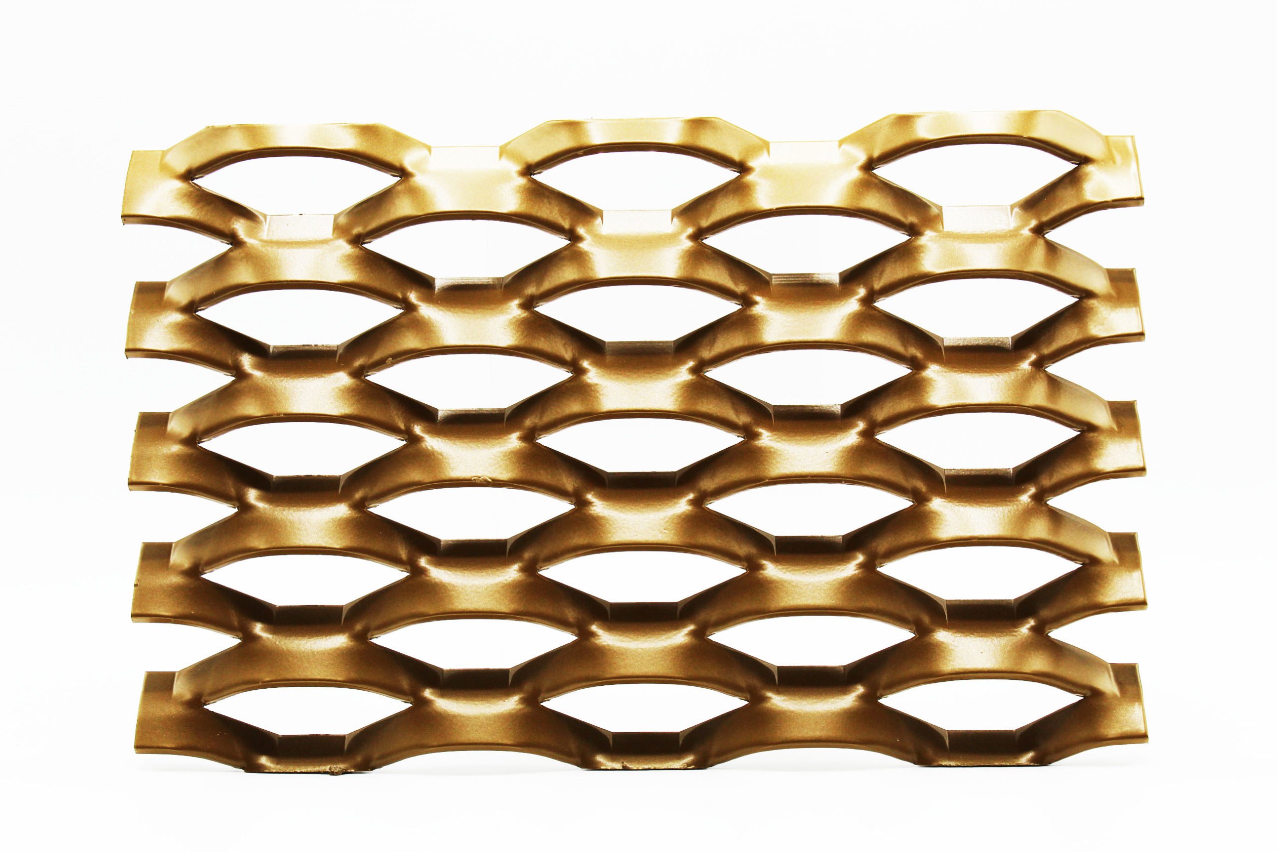 Mancunia gold expanded architectural mesh