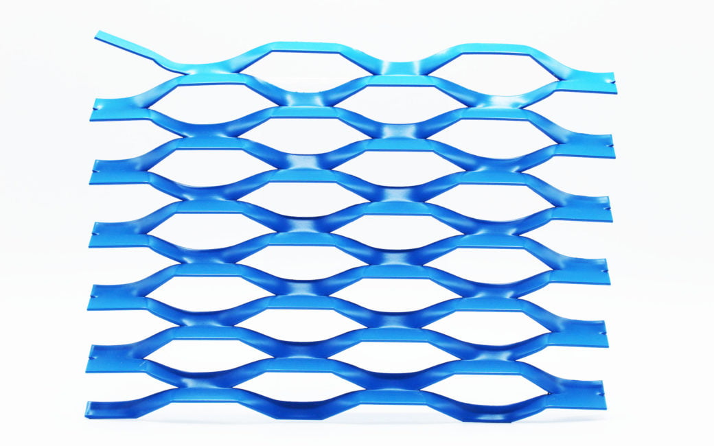 stamford blue expanded architectural mesh