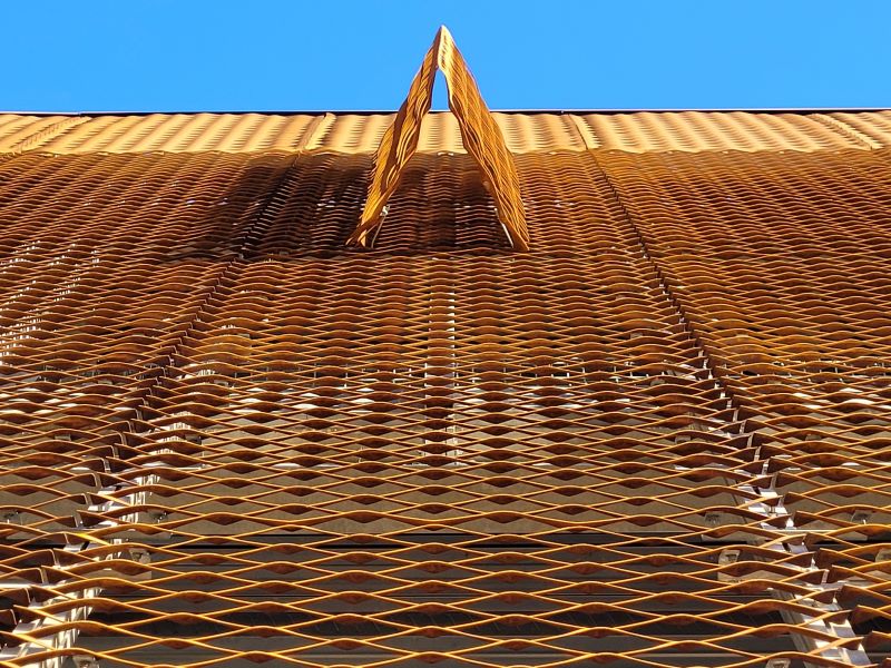 Harwell MSCP Corten Expanded Metal Mesh