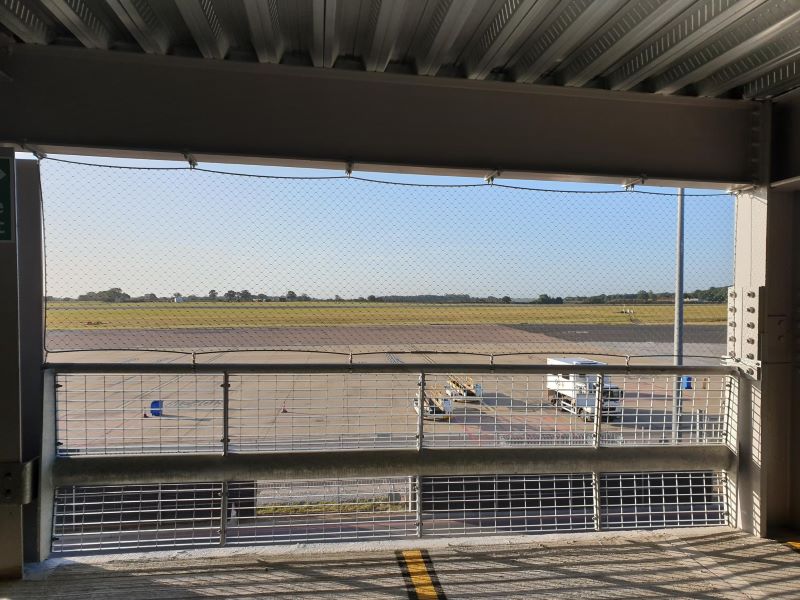 Luton Airport Multi-Storey Car Park, Rope Diamond Ferruled Netting